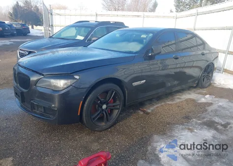 2011 BMW 750Li z USA, uszkodzony, nr VIN WBAKB8C58BCY66388